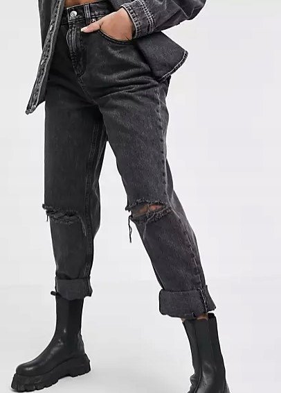 Petite Jeansy Damskie Mom Jeans Casual 30/28 Xbw