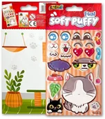 Szkolne artykuły papiernicze - Naklejki puffy Fun with Kitty - miniaturka - grafika 1