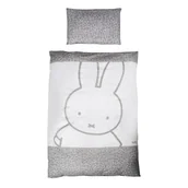 Pościel dla dzieci - Bawełniana pościel dziecięca do łóżeczka 100x135 cm Miffy – Roba - miniaturka - grafika 1