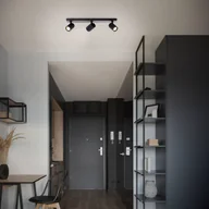 Lampy sufitowe - Brilliant Reflektor sufitowy LED Marty, długość 53 cm, piaskowy czarny, 3-punktowy. - miniaturka - grafika 1