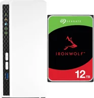 Serwery plików NAS i macierze dyskowe - Serwer plików Qnap TS-233 + Seagate IronWolf 12TB ST12000VN0008 - miniaturka - grafika 1