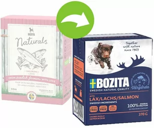 Bozita Naturals Mięsne kawałki z kurczakiem i ryżem w galaretce 24x370g - Mokra karma dla psów - miniaturka - grafika 4