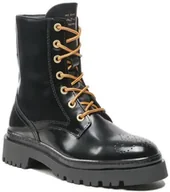 Botki damskie - Skórzane botki damskie GANT ALLGREY r. 40 lakierowane trzewiki trapery eleganckie 25,5 cm - miniaturka - grafika 1