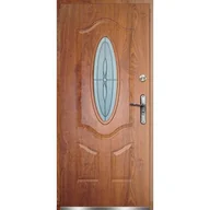 Drzwi zewnętrzne - Drzwi zewnętrzne FLORENCJA złoty dąb 90P - miniaturka - grafika 1
