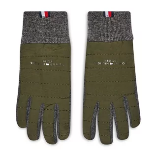 Rękawiczki - Tommy Hilfiger Rękawiczki Męskie Th Established Mix Nylon Gloves AM0AM07884 MS2 - grafika 1