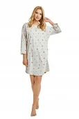 Bielizna nocna - TARO KOSZULA NOCNA ADELE 3431 M SZARY - miniaturka - grafika 1