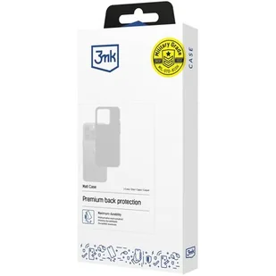 Etui 3MK Matt Case do Xiaomi Redmi Note 14 Pro+ Czarny - Etui i futerały do telefonów - miniaturka - grafika 1