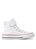 Buty dla dziewczynek - Converse Trampki Chuck Taylor All Star 1V Hi 372884C Biały - miniaturka - grafika 1