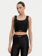Koszulki i topy damskie - Just Cavalli Top 78PAM2A6 Czarny Slim Fit - miniaturka - grafika 1