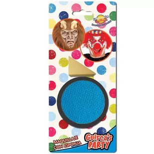 Guirca Make-up party "Farba do makijażu z gąbeczką", błękitna, GUIRCA , 9 g GU15623 - Gadżety dla niej i dla niego - miniaturka - grafika 1