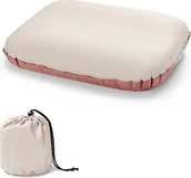 Masażery - Poduszka kempingowa na zewnątrz Nadmuchiwana poduszka z gąbki 3D Ultralekka Przenośna poduszka do spania w biurze Poduszka podróżna Poduszka powietrzna Automatyczna inflacja Poduszka na szyję - miniaturka - grafika 1