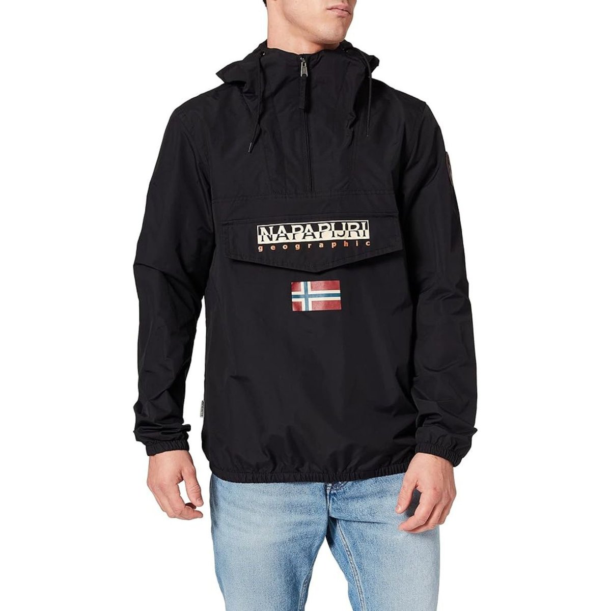 Kurtka męska Napapijri Shade Sum przeciwdeszczowa czarna-XL