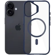 Etui i futerały do telefonów - Etui 3MK Satin Guardx MagCase do Apple iPhone 16 Przezroczysto-niebieski - miniaturka - grafika 1