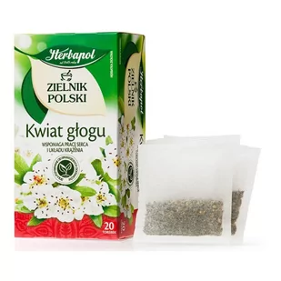 Herbapol Herbapol Zielnik Polski Kwiat głogu Herbatka ziołowa 40 g (20 x 2 g) - Herbata - miniaturka - grafika 1