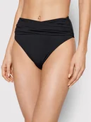 Stroje kąpielowe - Seafolly Dół od bikini Wrap Front 40643-942 Czarny - miniaturka - grafika 1