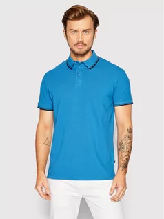 Koszulki męskie - Tom Tailor Polo 1032270 Niebieski Regular Fit - grafika 1