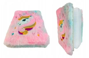 *****Notes w pluszowej okładce jednorożec 2001487 - Zabawki kreatywne - miniaturka - grafika 1