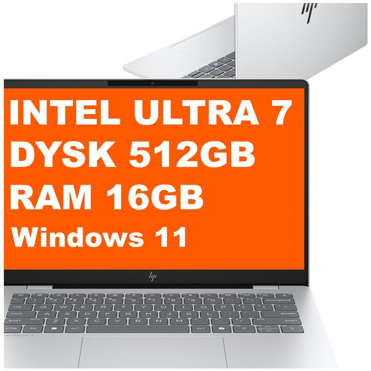 HP OmniBook 7 AI 14-fr0004na / C7DX8EA / Ultra 7 / 16GB / 512GB / Intel Graphics / 2k / Win 11 / SrebrnyC7DX8EA