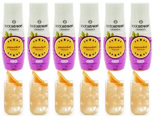 6x SYROP KONCENTRAT SODASTREAM PASSIONFRUIT ZERO MARAKUJA 9L NAPOJU Z 440ML - Syropy i koncentraty owocowe - miniaturka - grafika 1