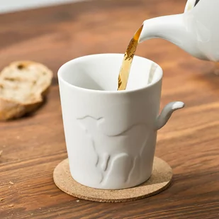 Gift World Gift World, Kubeczek z ogonkiem, Jelonek, 330 ml - Gadżety do domu - miniaturka - grafika 1