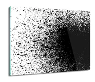 Deski do krojenia - z grafiką splashback druk Czarna abstrakcja 60x52, ArtprintCave - miniaturka - grafika 1