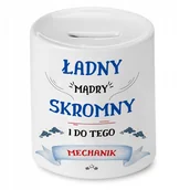 Skarbonki - Skarbonka Dla Mechanika Idealny Imieniny Prezent z Nadrukiem ze Zdjęciem - miniaturka - grafika 1