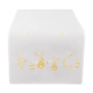 Obrusy i serwetki - Bieżnik wielkanocny 40 x 140 cm biały - miniaturka - grafika 1