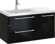 Szafki łazienkowe - Szafka z Umywalką ROSEN 90 cm - Uchwyt Biały - miniaturka - grafika 1