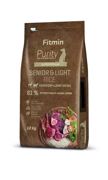 Fitmin Dog Purity Rice Senior & Light Venison & Lamb 12 kg