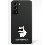 Etui i futerały do telefonów - Karl Lagerfeld KLHCS23SSNCHBCK S23 S911 hardcase czarny/black Silicone Choupette - miniaturka - grafika 1