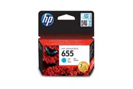 Tusze zamienniki - Oryginalny tusz HP 655 CZ110AE Cyan 9ml - miniaturka - grafika 1