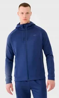 Bluzy męskie - 4F MÄSKA SPORTOWA BLUZA Z KAPTUREM ROZPINANA TERMOAKTYWNA / rozm L - miniaturka - grafika 1
