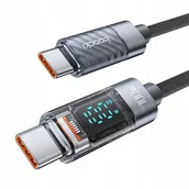 Kable USB - Kabel Przewód Do Ładowania Szybki Ładowanie Usb Typ C 100 W 1 Metr Toocki - miniaturka - grafika 1