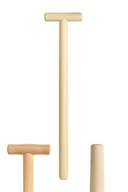 Łopaty i widły - STYL TRZONEK TRZON KIJ Z RĄCZKĄ do łopaty grabi wideł T 38mm 90cm 1 szt FSC - miniaturka - grafika 1