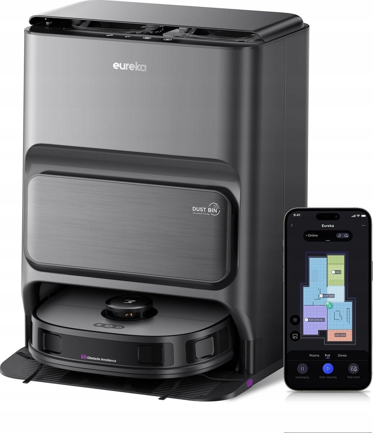 EUREKA J12 Ultra robot odkurzający i myjący +stacja wielofunkcyjna 2024