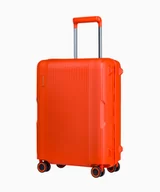 Walizki - PUCCINI Kabinowa pomarańczowa walizka zamykana na klamry - miniaturka - grafika 1