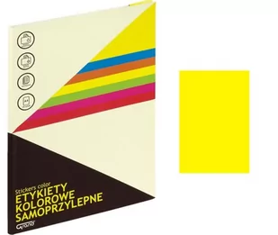 Grand Etykietka samoprzylepna A4 żółta - Przybory szkolne - miniaturka - grafika 2