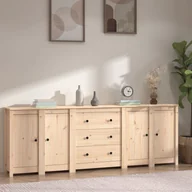 Komody - Lumarko Komoda, 230x35x80 cm, drewno sosnowe - miniaturka - grafika 1