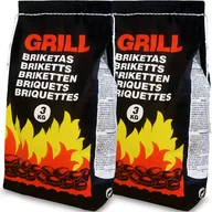 Węgiel do grilla - Zestaw 2 brykietów węgla drzewnego po 3 kg każdy - miniaturka - grafika 1