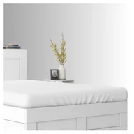 Prześcieradła dla dzieci - Prześcieradło Frotte Z Gumką Do Łóżeczka 70x140 Biały Premium Polskie - miniaturka - grafika 1