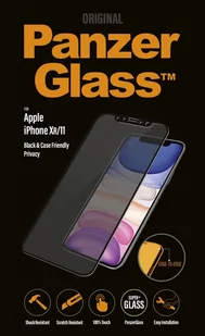 PanzerGlass szkło ochronne Edge to Edge dla Apple iPhone Xr/11 czarne - Szkła hartowane na telefon - miniaturka - grafika 4