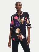 Koszule damskie - Desigual Koszula Nogoya 24WWCW15 Czarny Regular Fit - miniaturka - grafika 1