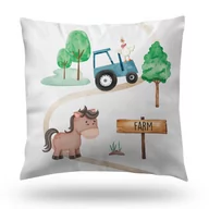 Pościel dla dzieci - Poszewka 40X40 Dla Dzieci Wesoła Farma 06B - miniaturka - grafika 1
