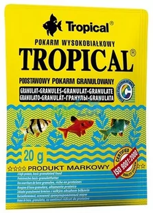 Tropical Granulat pokarm dla rybek 20g - Pokarm dla ryb - miniaturka - grafika 1