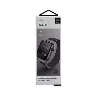 Uniq UNIQ Dante pasek opaska bransoleta bransoletka do zegarka Watch 6 44mm / Watch 5 44mm / Watch 4 44mm / Watch SE 44mm grafitowy - Akcesoria do smartwatchy - miniaturka - grafika 5