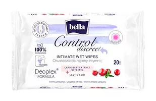 Bella Control Discreet chusteczki nasączone do higieny intymnej 20szt - Chusteczki do higieny intymnej - miniaturka - grafika 1