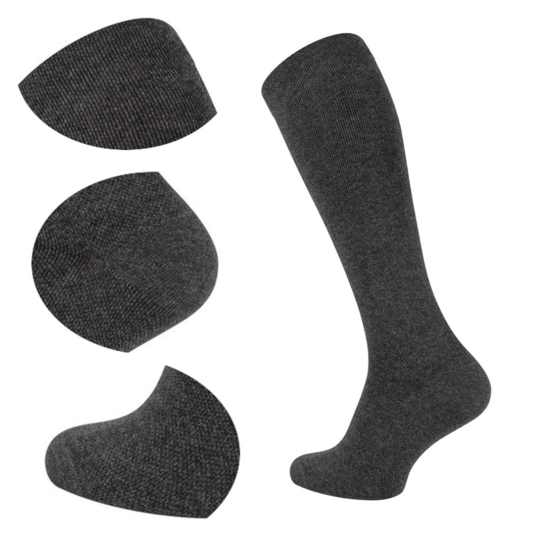 Skarpety kompresyjne podkolanówki uciskowe efekt kompresji 43/46 szare