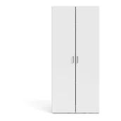 Szafy - Biała szafa Tvilum Space, 78 x 175 cm - miniaturka - grafika 1