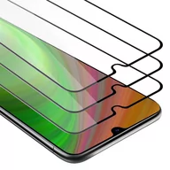 Szkła hartowane na telefon - 3X Szkło Hartowane Do Samsung Galaxy A70 / A70S Folia Pancerna Ochronny W Przezroczysty Z Czarnym Tempered Glass Cadorabo - miniaturka - grafika 1