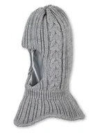 Czapeczki dla niemowląt - Sterntaler Kominiarka w kolorze szarym - miniaturka - grafika 1